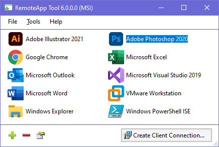 win10远程应用搬到本地remoteAppTool工具